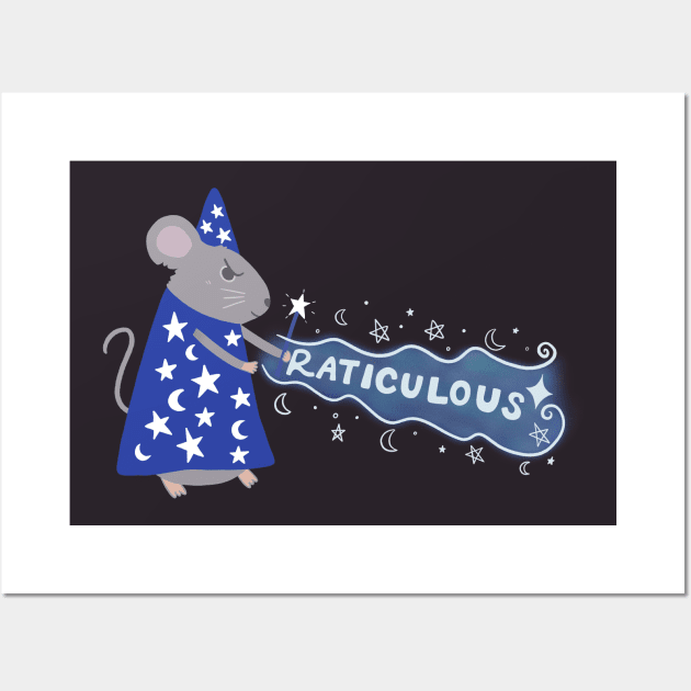 Raticulous Year of the Rat Wizard Wall Art by awesomesaucebysandy